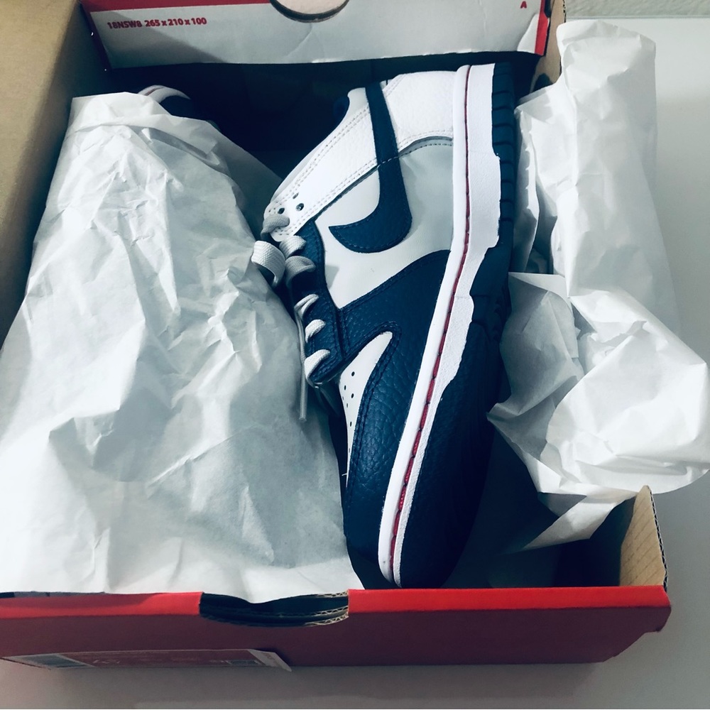 NIKE DUNK LOW SNEAKERS NBA 75TH ANNIVERSARY BROOKLYN NETS SHOES.SIZE 4.5 Y - Picture 10 of 12
